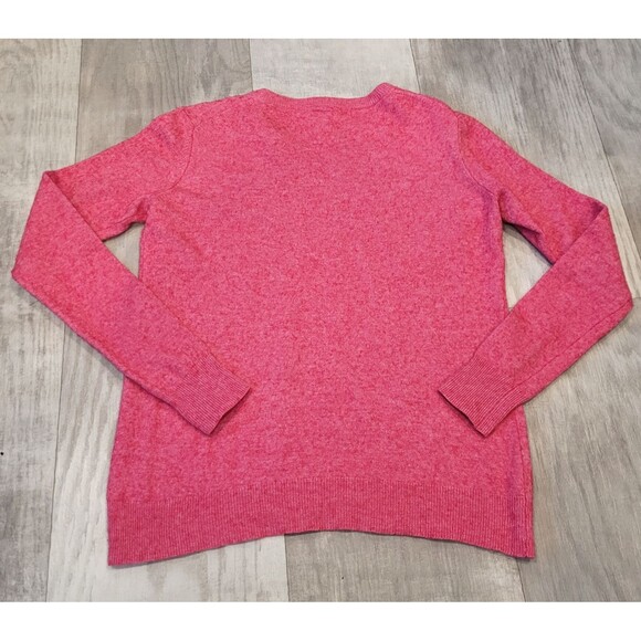 ED Pink Bunny Rabbit Size Small Lambswool Cashmere Blend Sweater Crewneck Cute - Picture 6 of 6